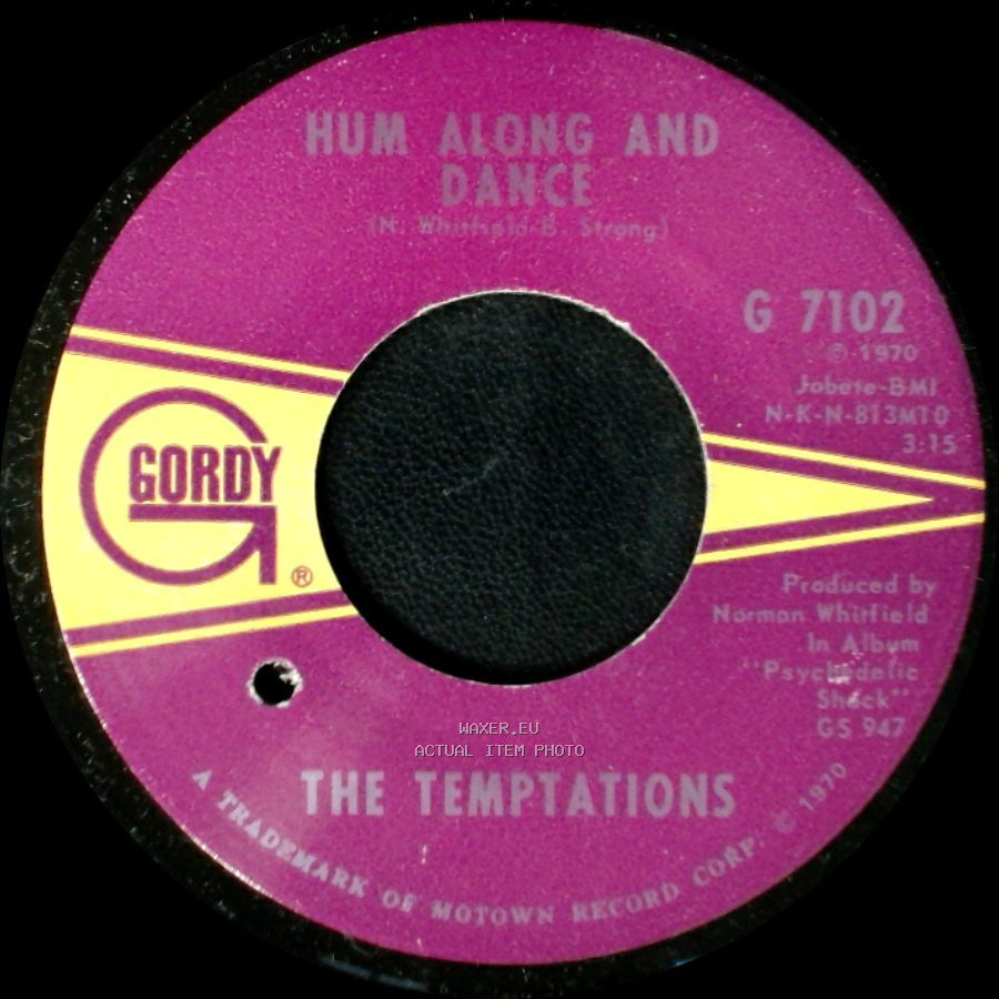 The Temptations - Ungena Za Ulimwengu (Unite The World) / Hum Along And Dance side A