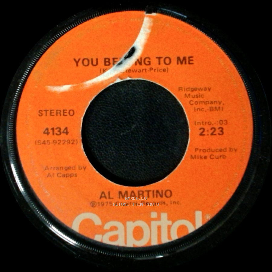 Al Martino - Volare / You Belong To Me side B