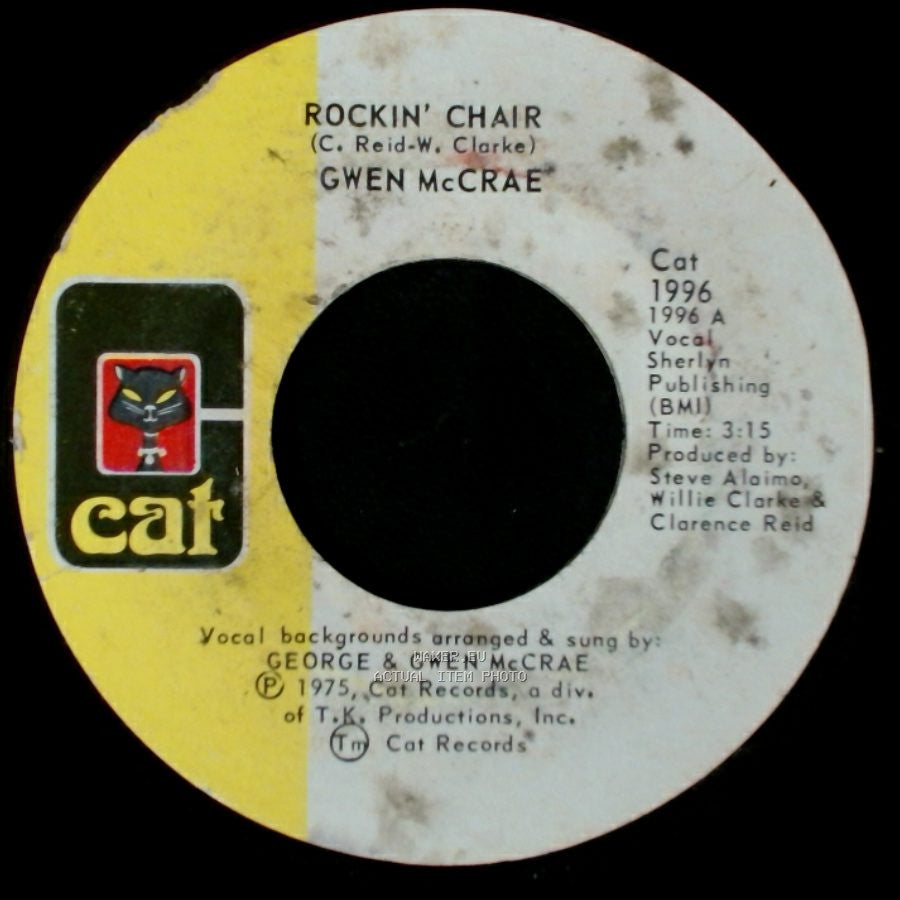 Gwen Mccrae - It Keeps On Raining / Rockin' Chair side B