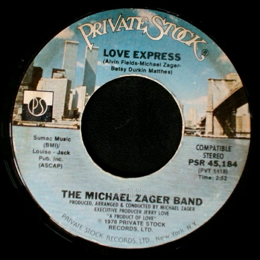 The Michael Zager Band - Love Express / Let's All Chant side A