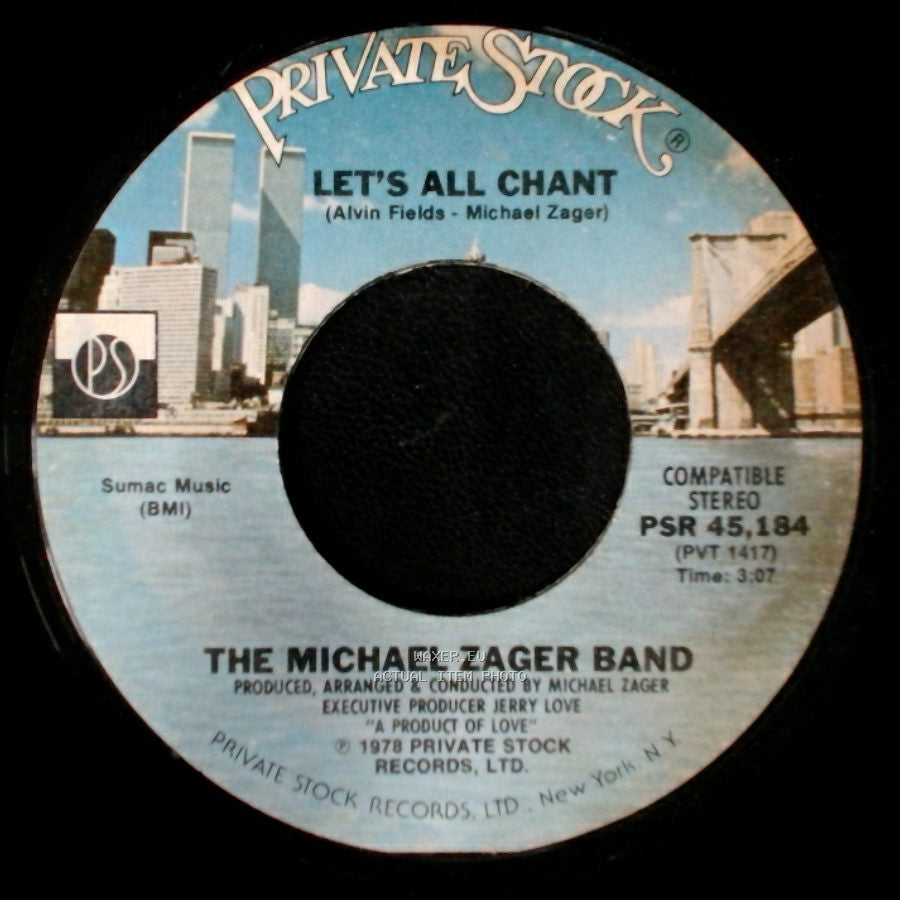 The Michael Zager Band - Love Express / Let's All Chant side B