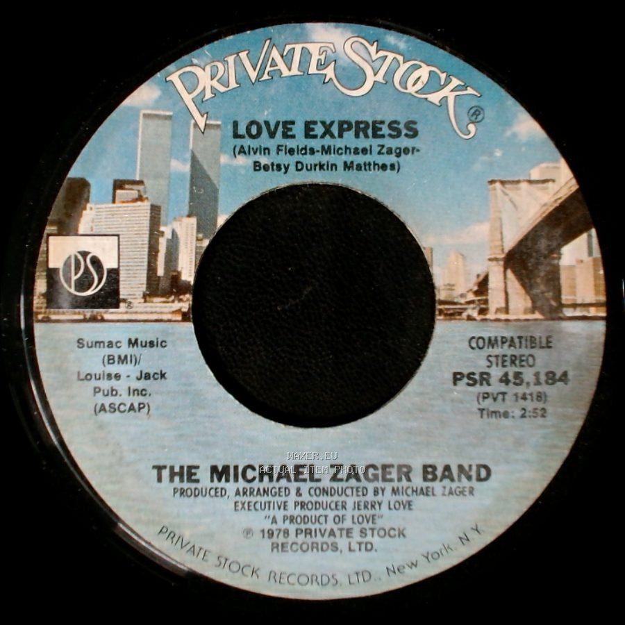 The Michael Zager Band - Love Express / Let's All Chant side A