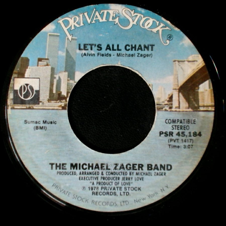 The Michael Zager Band - Love Express / Let's All Chant side B