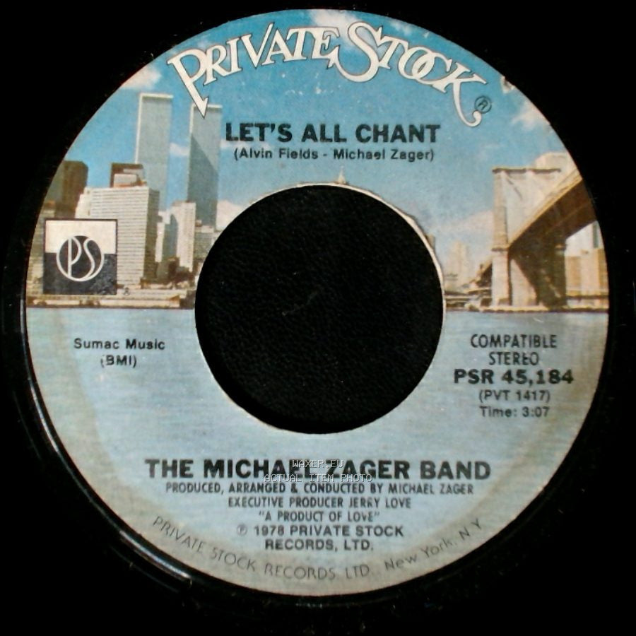 The Michael Zager Band - Love Express / Let's All Chant side A
