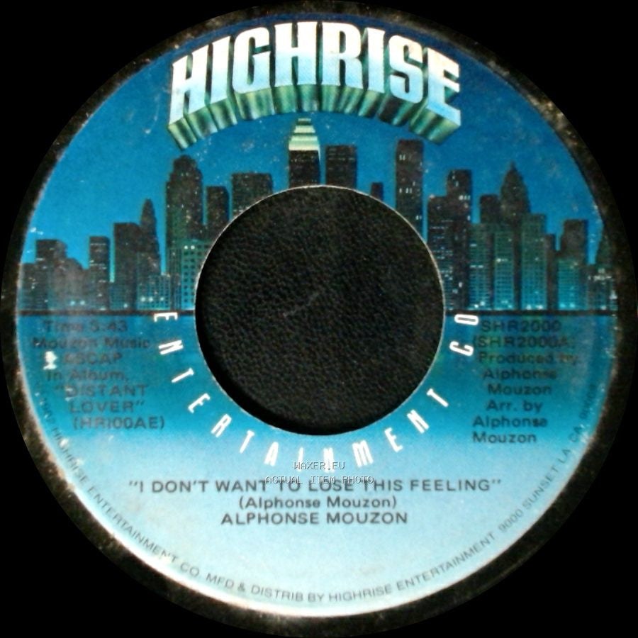Alphonse Mouzon - The Lady In Red / I Don't Want To Lose This Feeling side B