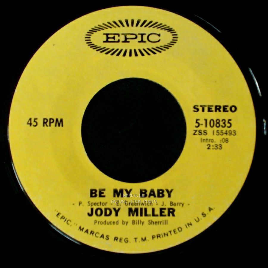 Jody Miller - Your Love's Been A Long Time Coming / Be My Baby side B