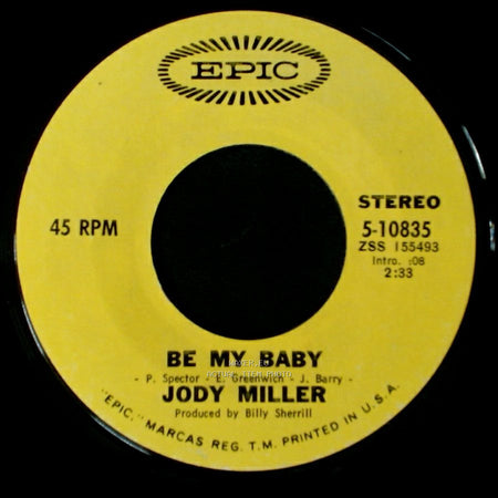 Jody Miller - Your Love's Been A Long Time Coming / Be My Baby side B