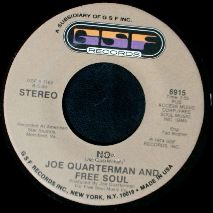 Joe Quarterman And Free Soul - I'm Gonna Get You / No side B