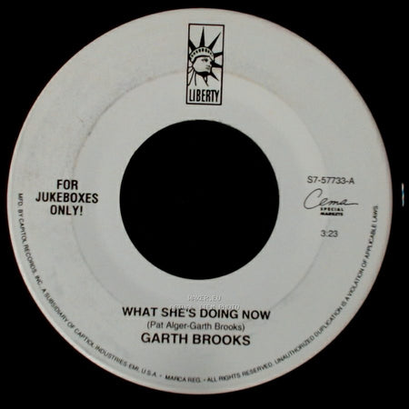 Garth Brooks - Friends In Low Places / What She's Doing Now side B