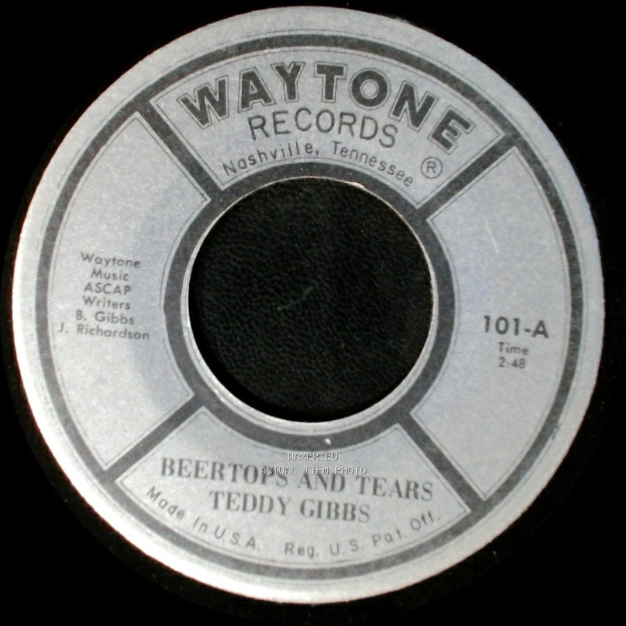 Teddy Gibbs - Didn't We / Beertops And Tears side B