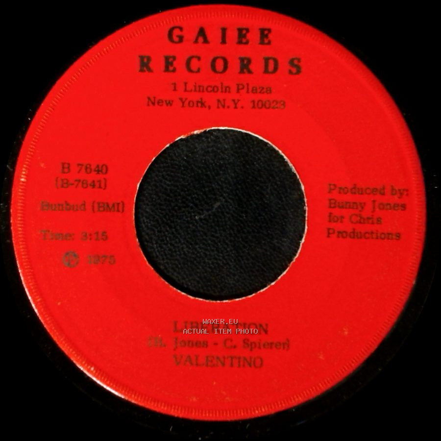Valentino - (I Was) Born This Way / Liberation side B