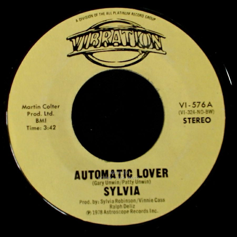 Sylvia - Stop Boy / Automatic Lover side A