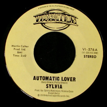 Sylvia - Stop Boy / Automatic Lover side A