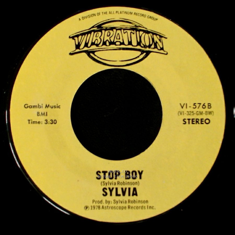 Sylvia - Stop Boy / Automatic Lover side B