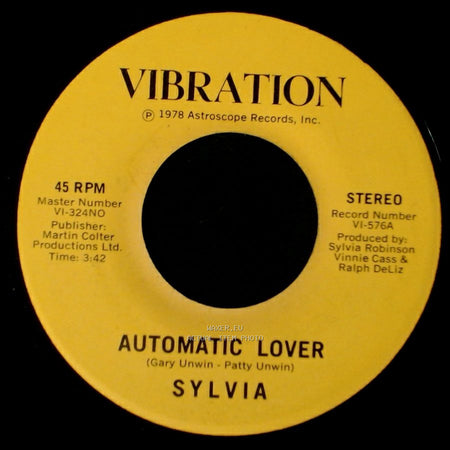 Sylvia - Stop Boy / Automatic Lover side A