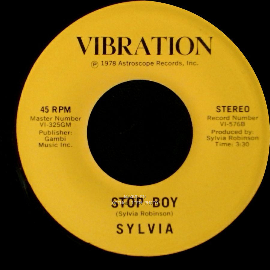 Sylvia - Stop Boy / Automatic Lover side A
