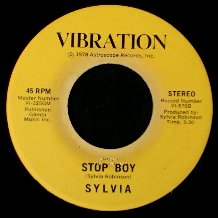 Sylvia - Stop Boy / Automatic Lover side A