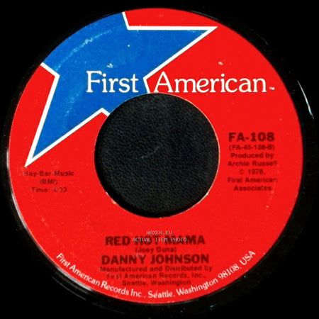 Danny Johnson - Future Past / Red Hot Mama side B