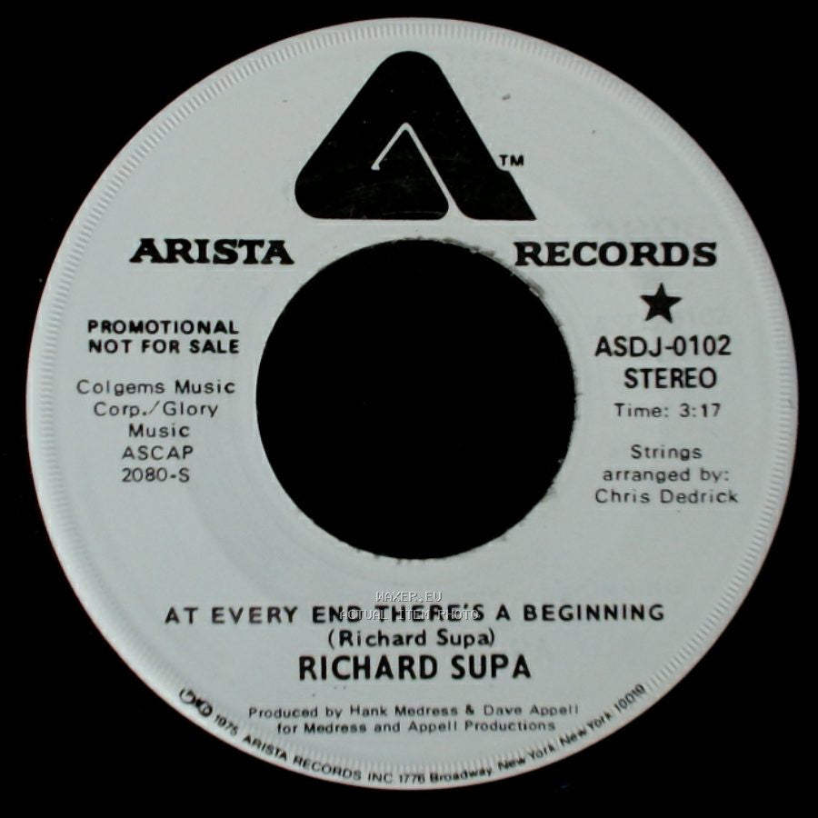 Richard Supa - At Every End There's A Beginning / At Every End There's A Beginning side A