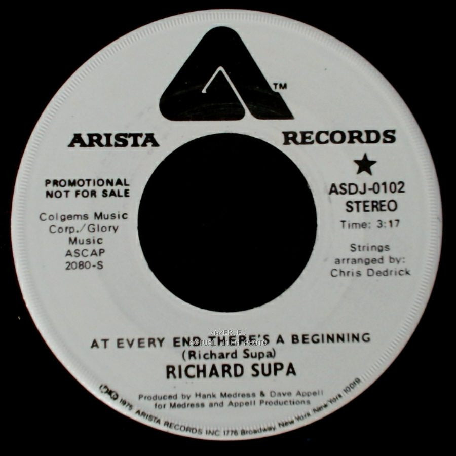 Richard Supa - At Every End There's A Beginning / At Every End There's A Beginning side A