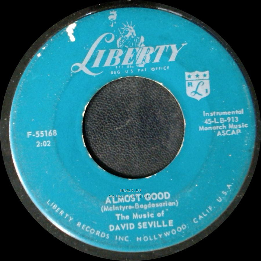 David Seville / The Chipmunks - Almost Good / The Chipmunk Song side A