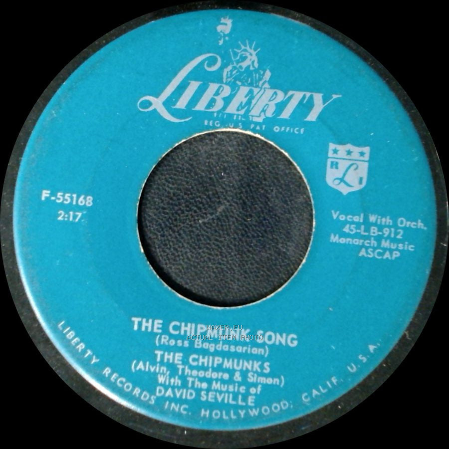 David Seville / The Chipmunks - Almost Good / The Chipmunk Song side B