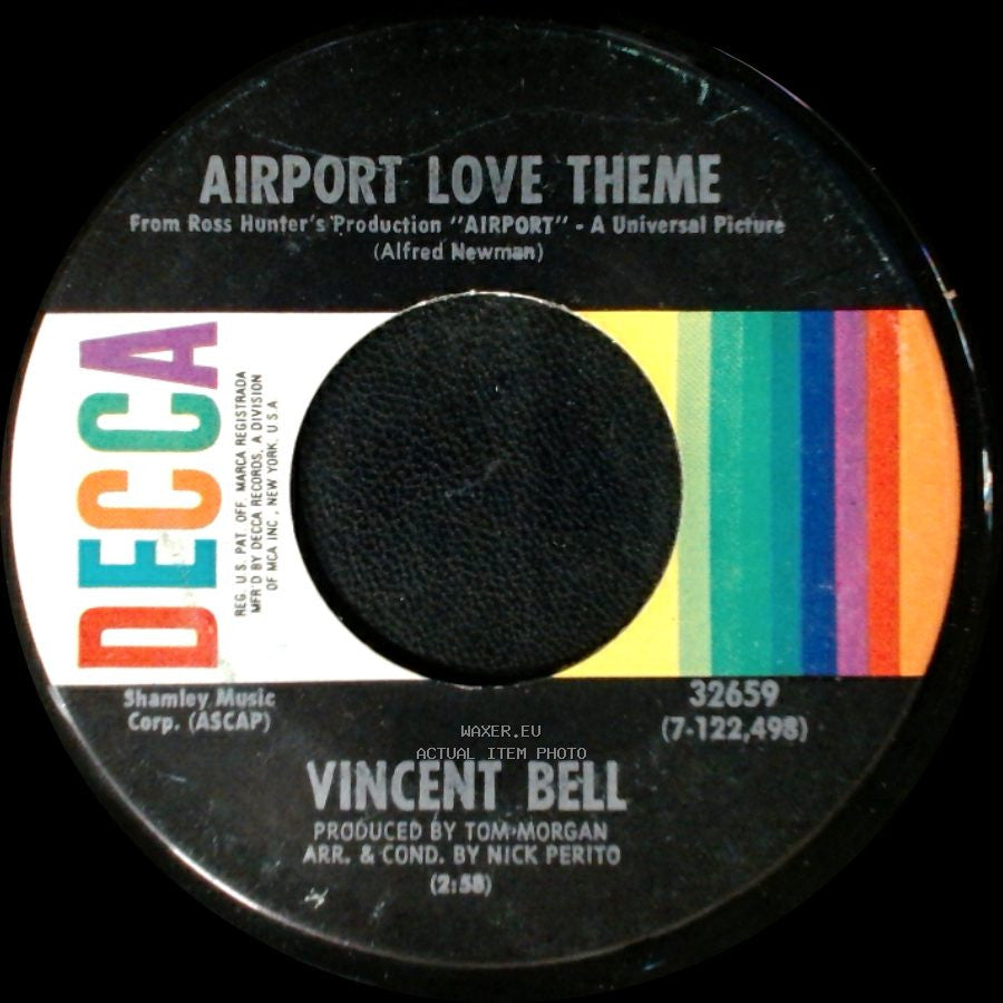 Vincent Bell - Airport Love Theme / Marilyn's Theme side A