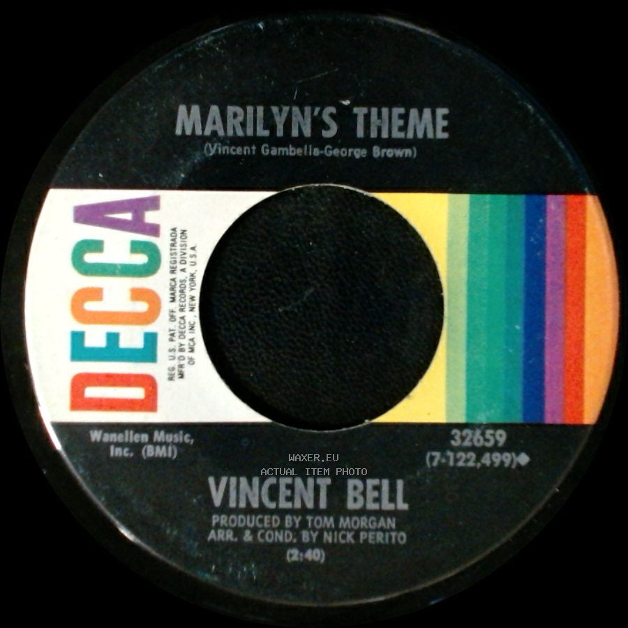 Vincent Bell - Airport Love Theme / Marilyn's Theme side B