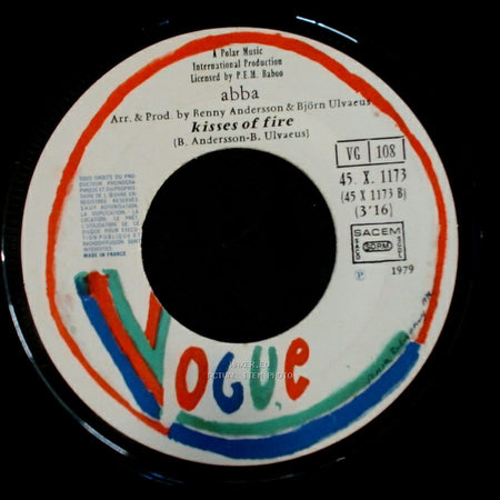 Abba - Kisses Of Fire / Does Your Mother Know side A