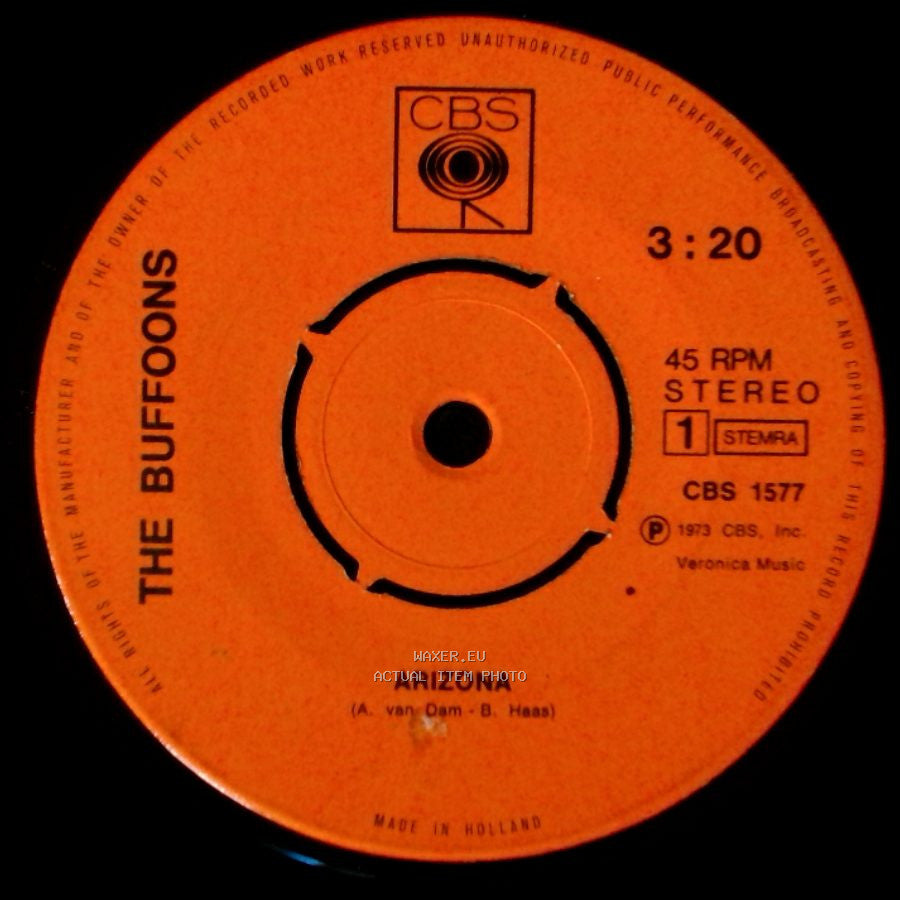 The Buffoons - Arizona / I Can't Sleep side A