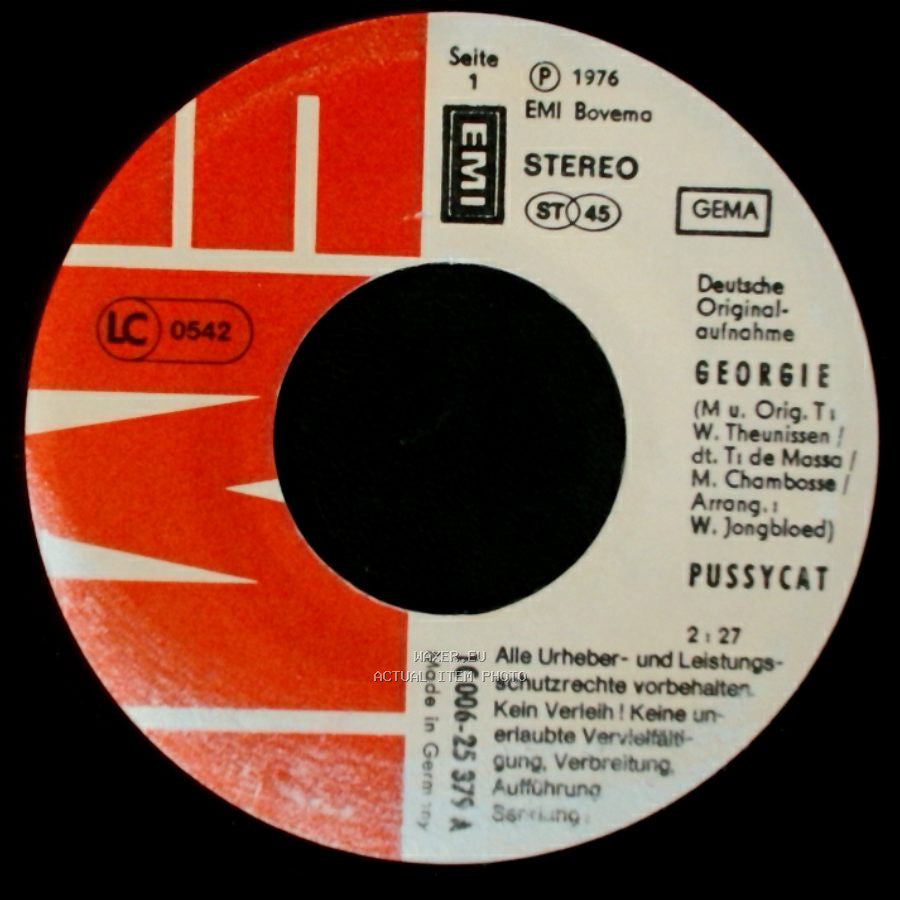 Pussycat - Georgie / Heute, Heute, Heute side A