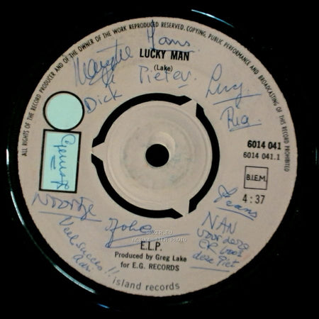 E.L.P. - Knife-Edge / Lucky Man side B