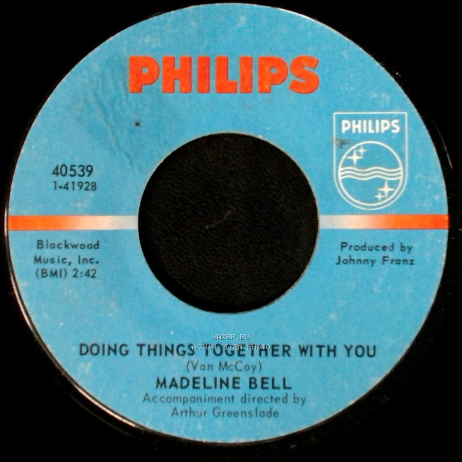 Madeline Bell - Finding You, Loving You / Doing Things Together With You side B