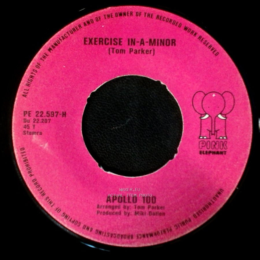 Apollo 100 - Exercise In-A-Minor / Jesu Joy (Bach Arranged By Tom Parker) side A
