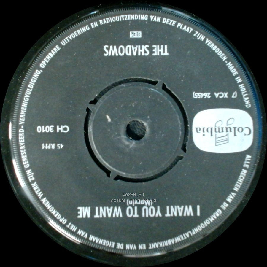 The Shadows - Atlantis / I Want You To Want Me (Marvin) side B