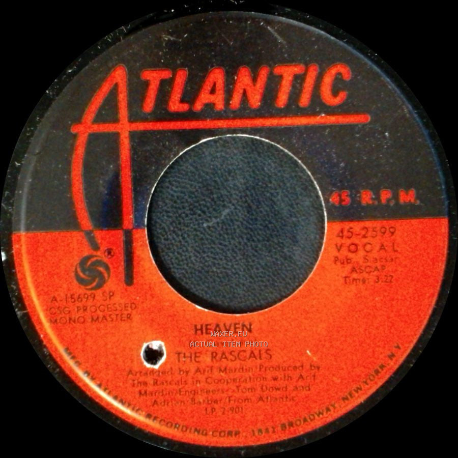 The Rascals - Heaven / Baby I'm Blue side A