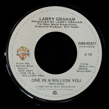 Larry Graham With Graham Central Station / Larry Graham - The Entertainer / One In A Million You side B
