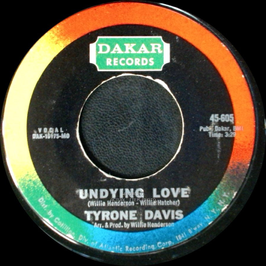Tyrone Davis - Is It Something You've Got / Undying Love side B