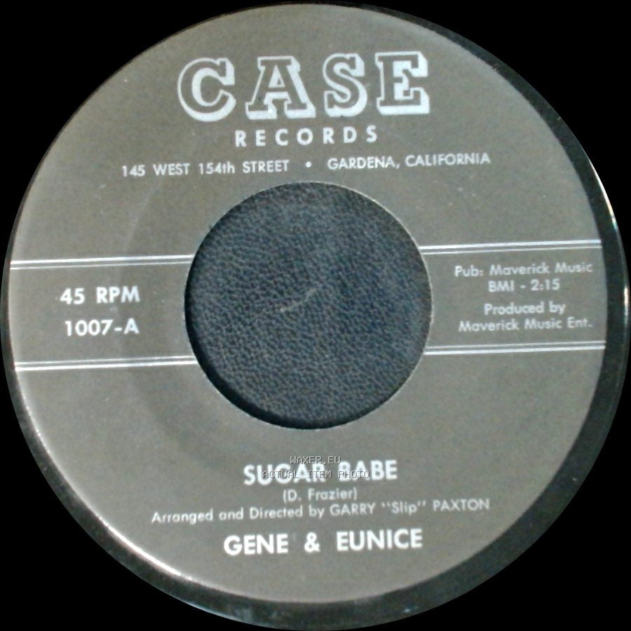 Gene & Eunice - Let's Play The Game / Sugar Babe side B