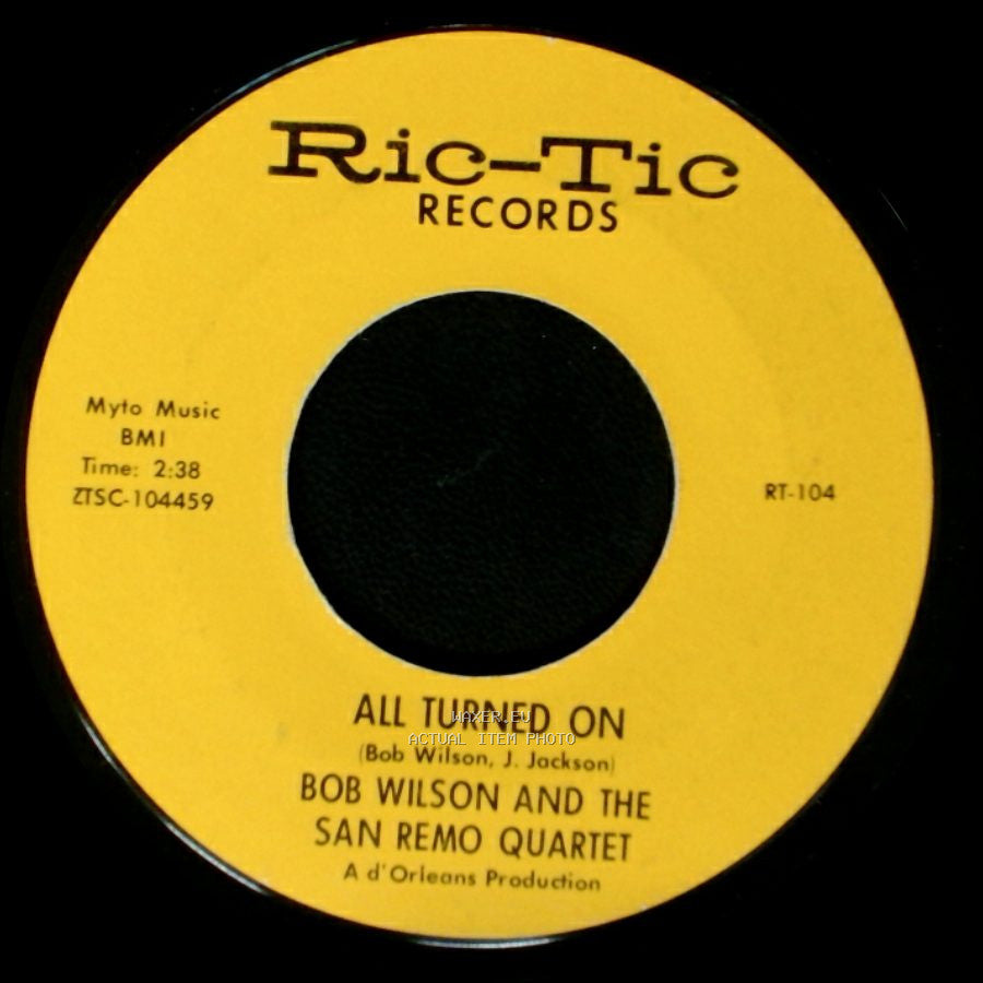 San Remo Golden Strings / Bob Wilson And The San Remo Quartet - Hungry For Love / All Turned On side B