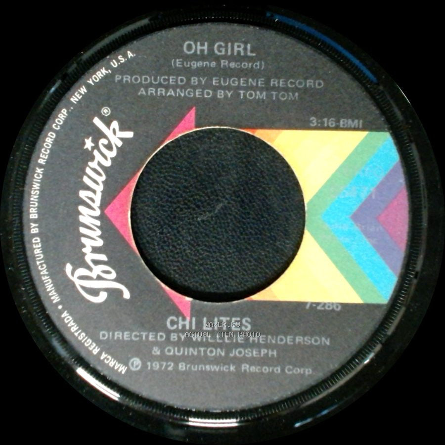 Chi Lites - Being In Love / Oh Girl side B