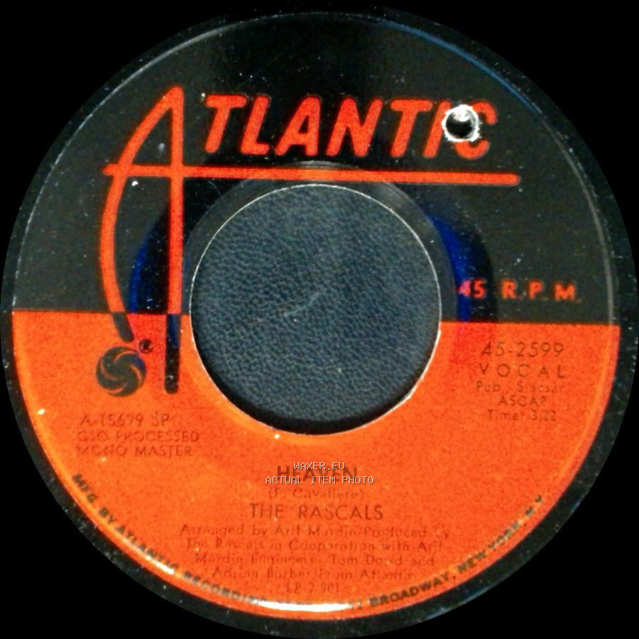 The Rascals - Heaven / Baby I'm Blue side A