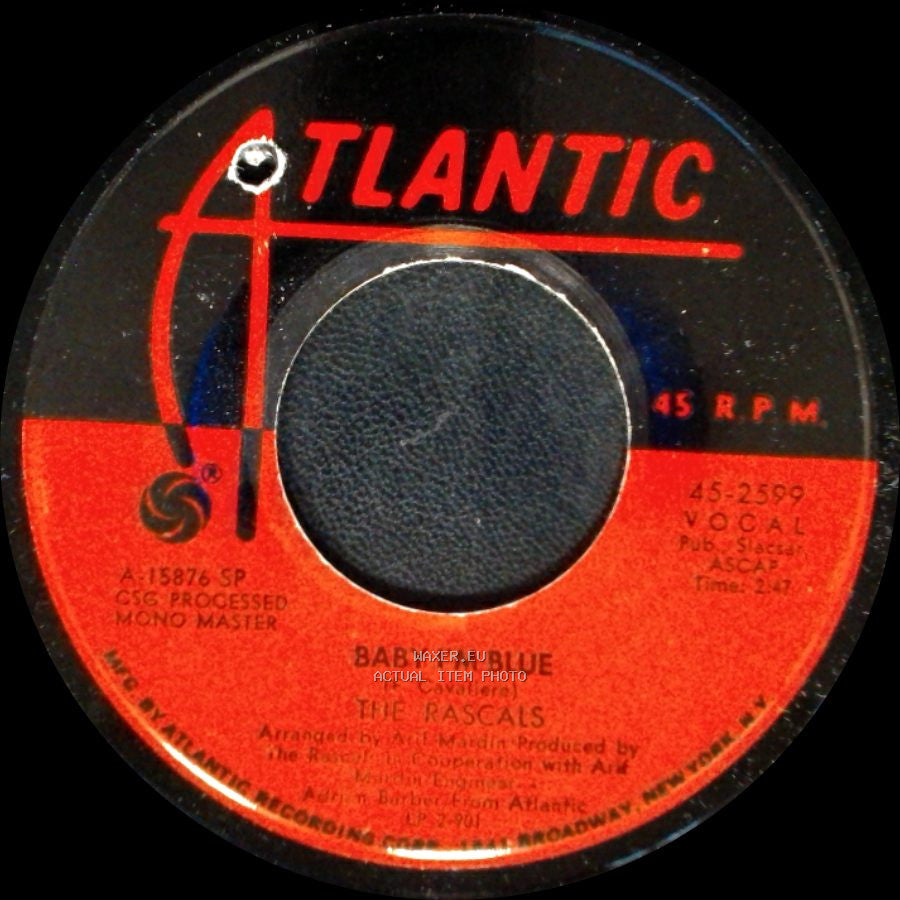 The Rascals - Heaven / Baby I'm Blue side B