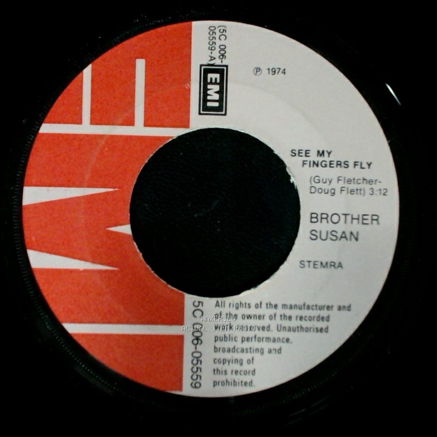 Brother Susan - See My Fingers Fly / Full Blooded Natural Man side A