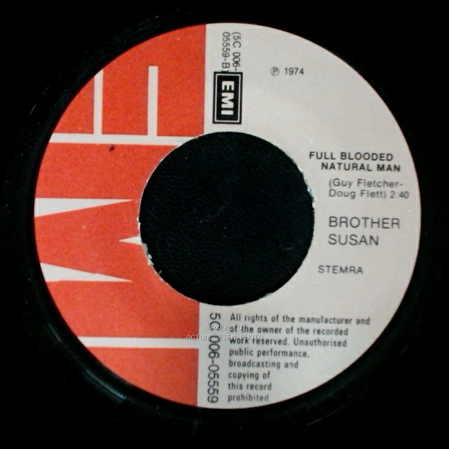 Brother Susan - See My Fingers Fly / Full Blooded Natural Man side B