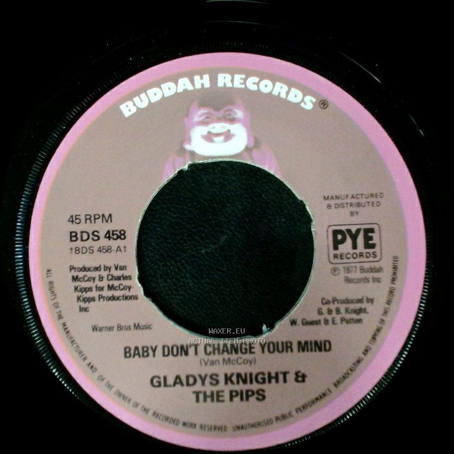 Gladys Knight & The Pips - I Love To Feel That Feeling / Baby Don't Change Your Mind side B