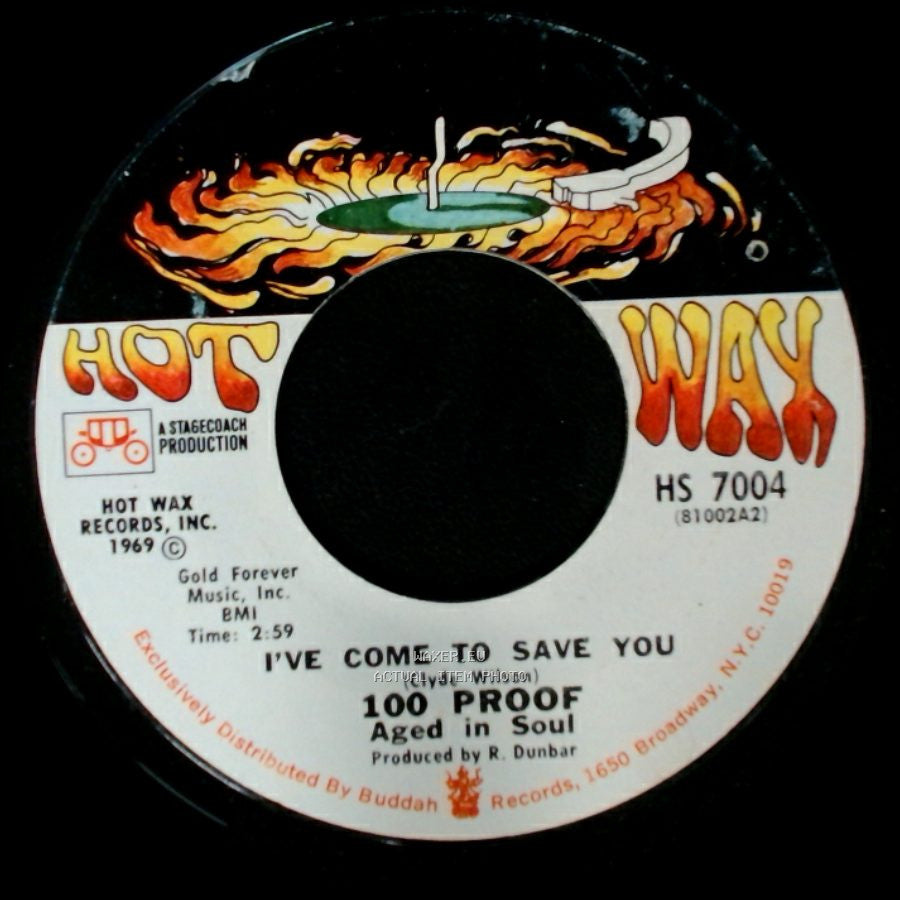 100 Proof Aged In Soul / 100 Proof - I've Come To Save You / Somebody's Been Sleeping side B