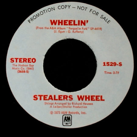 Stealers Wheel - You Put Something Better Inside Of Me / Wheelin' side B