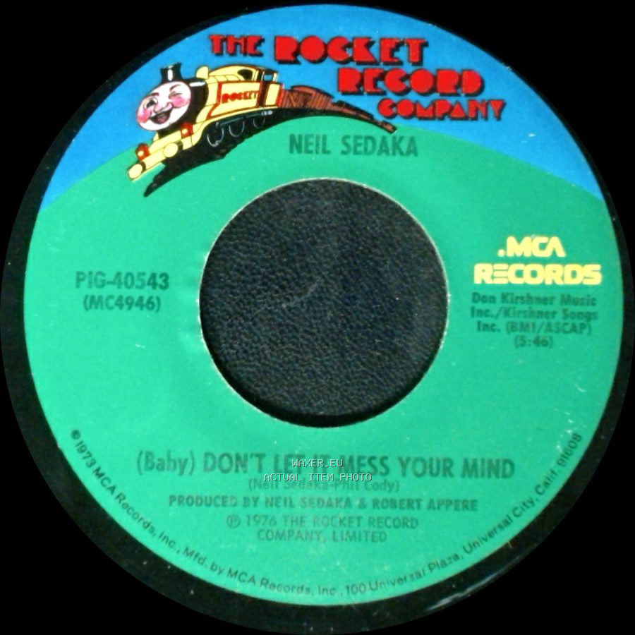 Neil Sedaka - (Baby) Don't Let It Mess Your Mind / Love In The Shadows side A