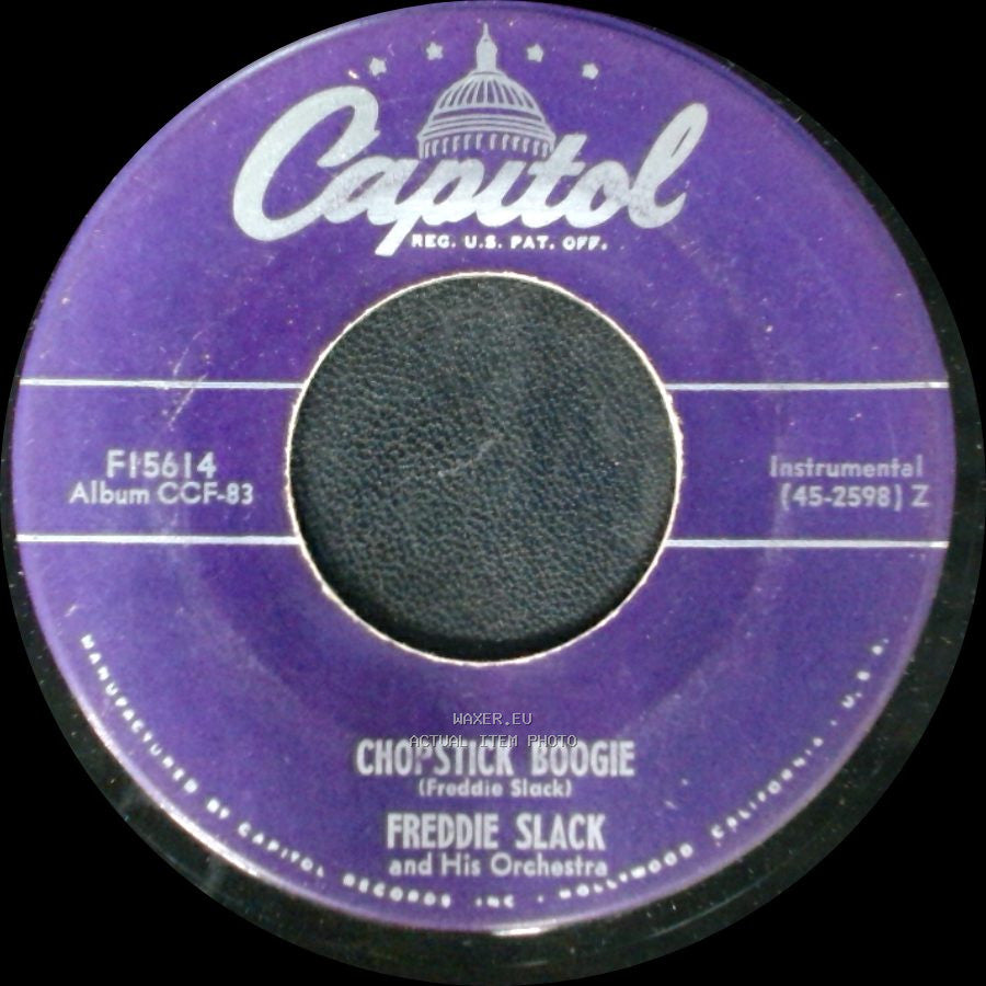 Freddie Slack / Freddie Slack And His Orchestra - Beverly Boogie / Chopstick Boogie side B